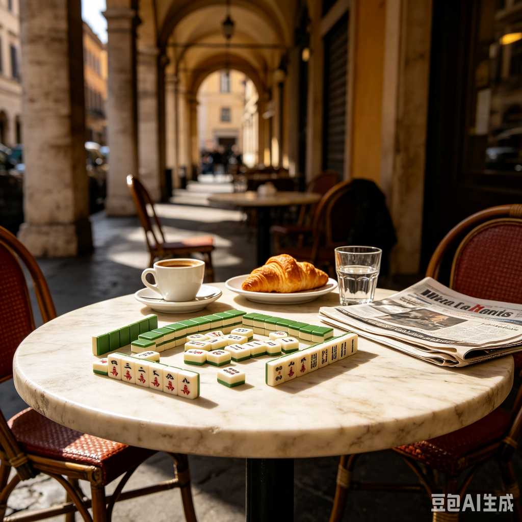 asian classic board game mahjong