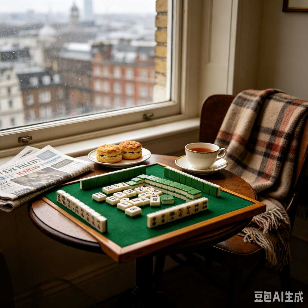 simulated ivory mahjong set